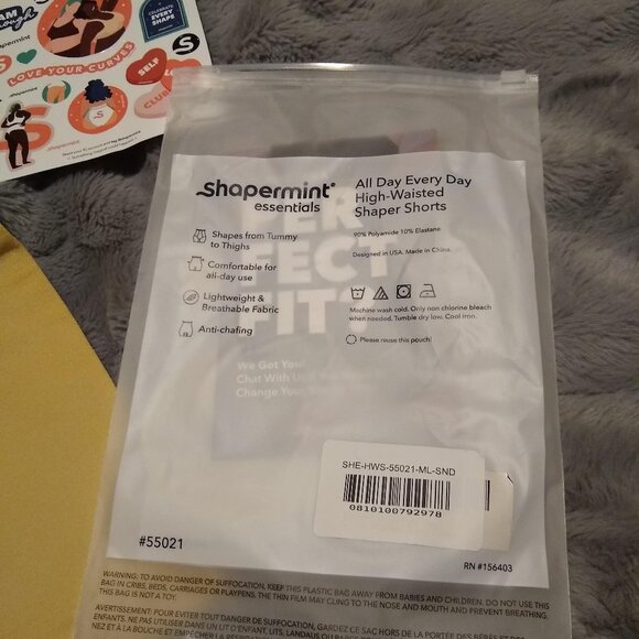 Shapermint all day every day high waisted shaper shorts NWT - Picture 6 of 9